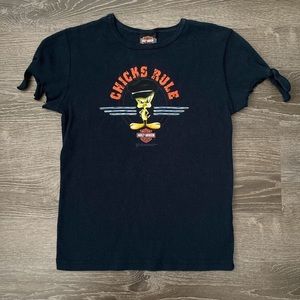 Harley Davidson baby tee shirt